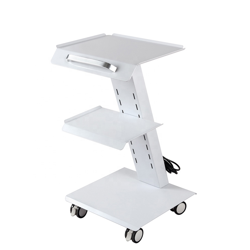 Medical Lab Assistant - Mobile Medical Dental Cart Trolley Steel