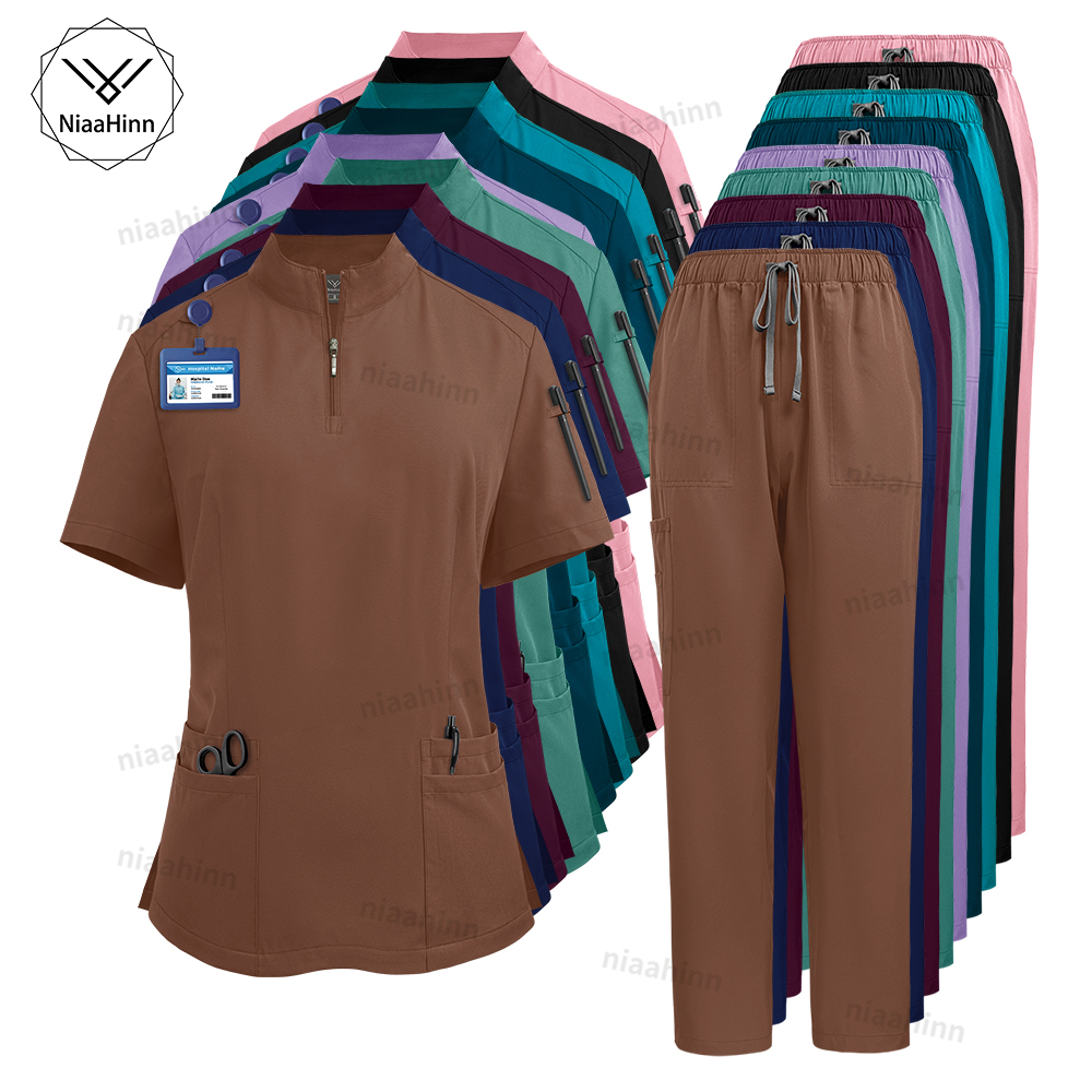 Medical Lab Coat - Niaahinn Scrub Surgical Uniforms Medical Clothing