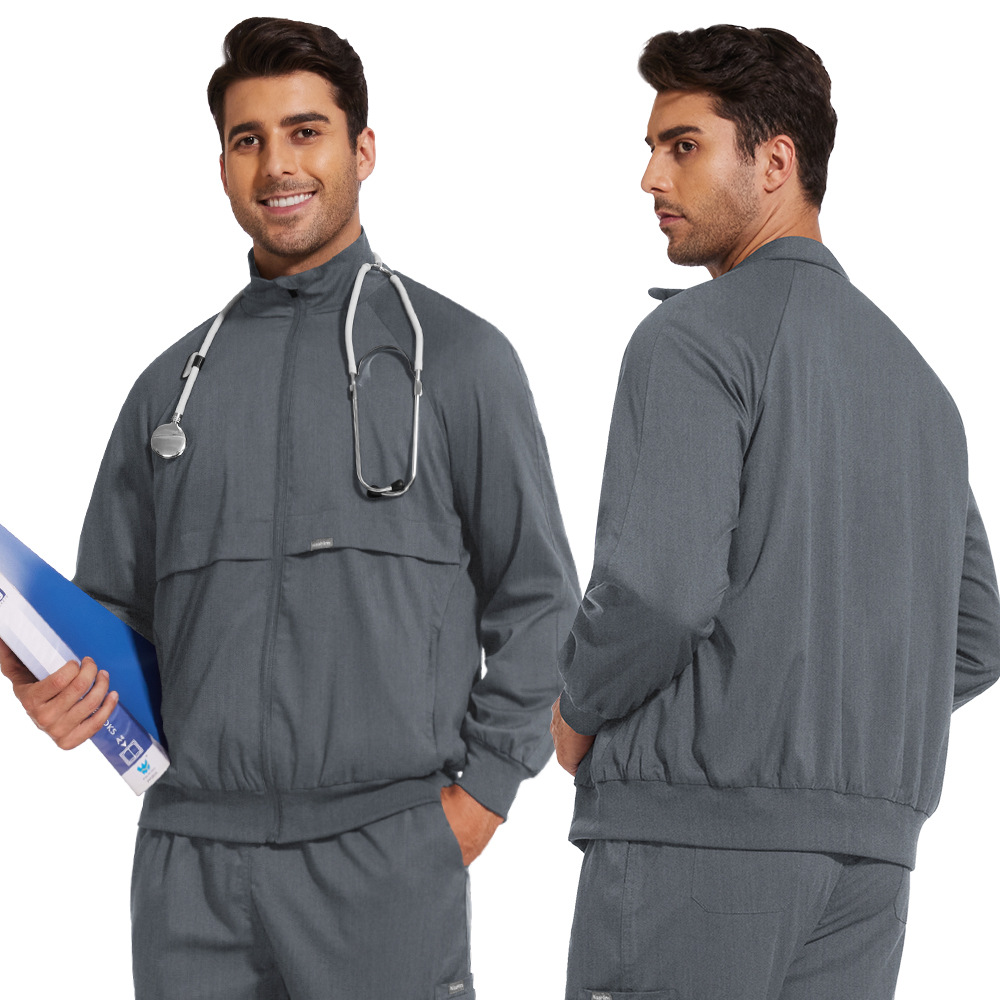 Medical Lab Coat - Medical Scrubs Jacket Men Women Scrub