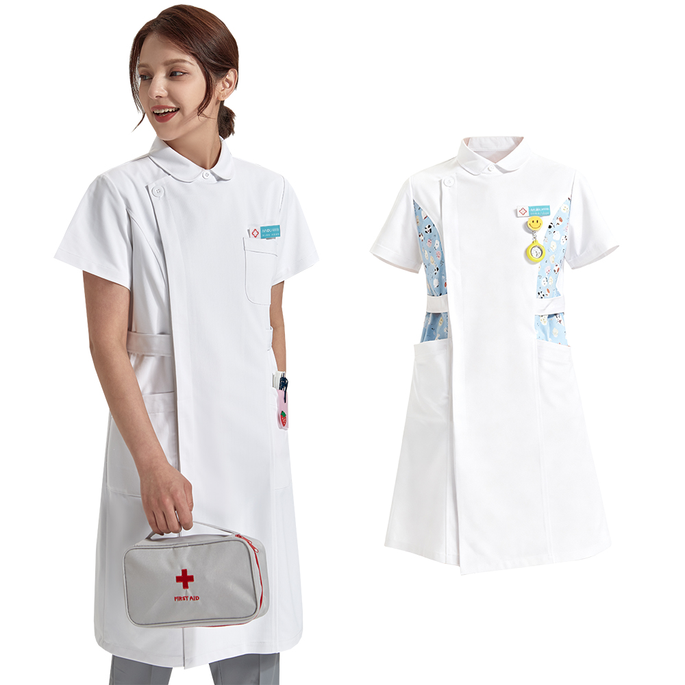 Medical Lab Gown - Anti Static Printed Nurse Lab Coat