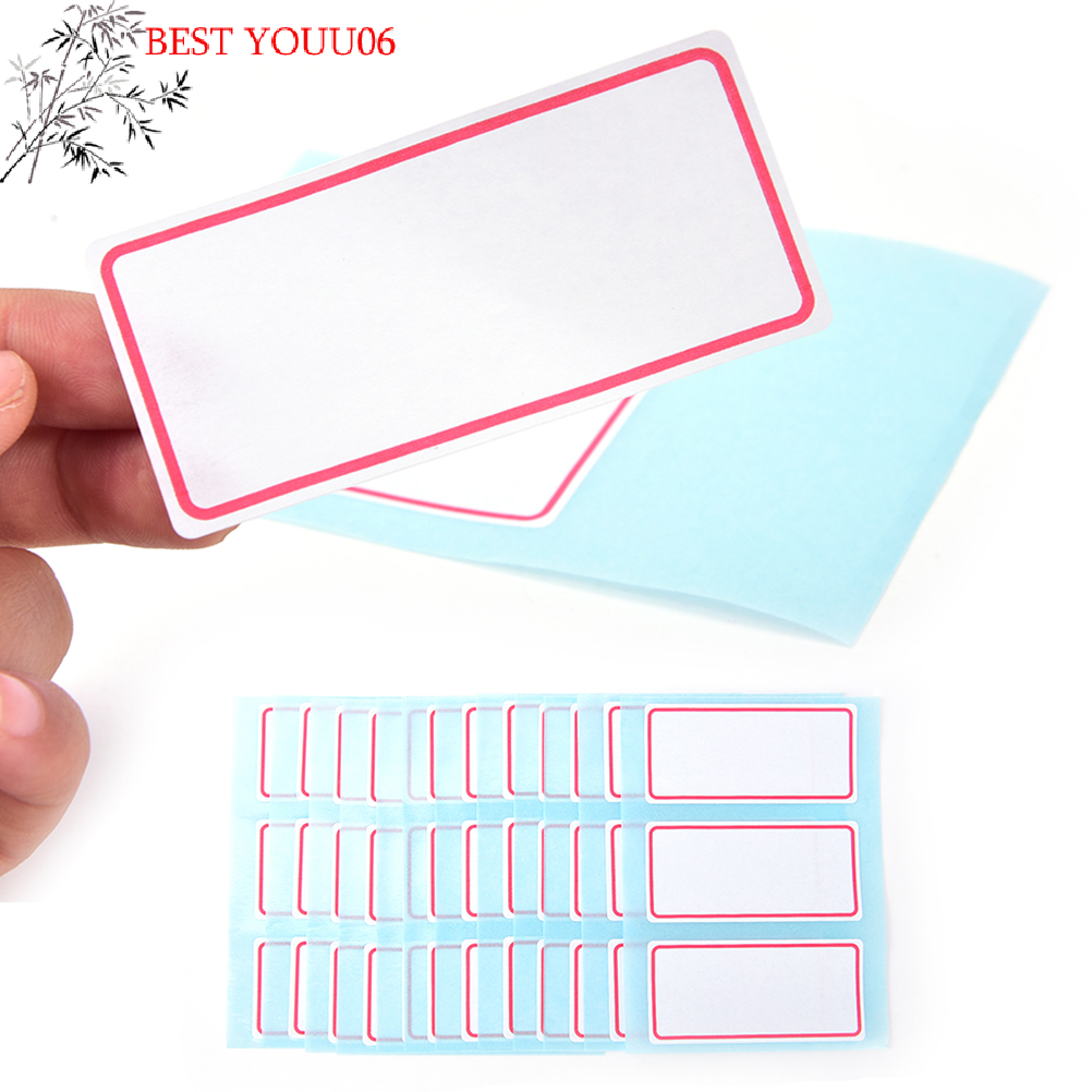 Medical Label - (YOUU06)12Sheets Blank Stickers 34*73mm Self Adhesive