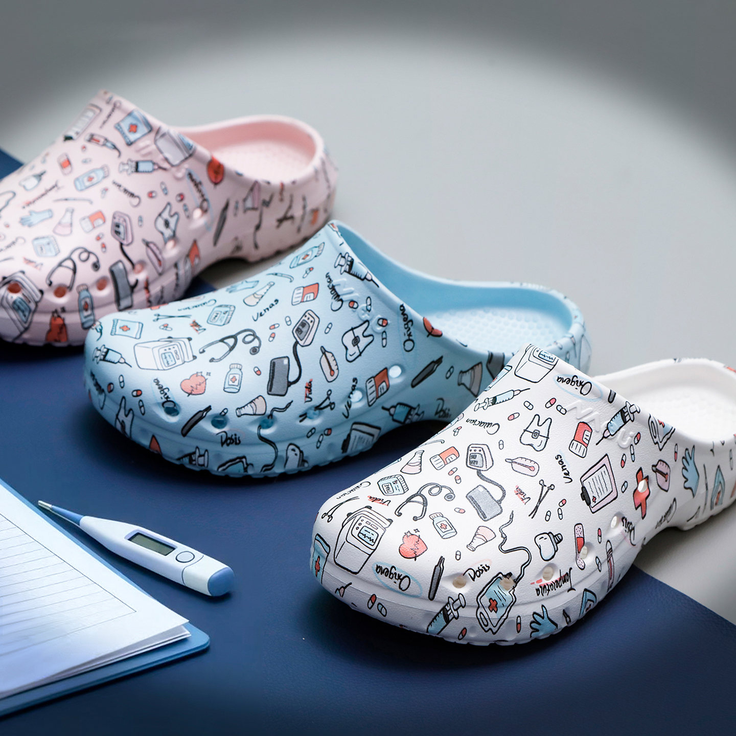 Medical Labs - Medical Print Shoes EVA Non-slip Laboratory