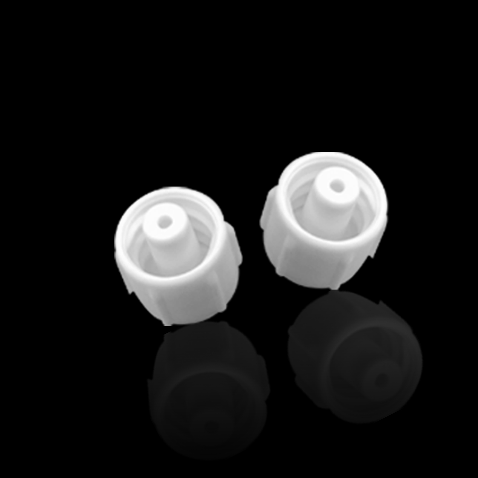 Medical Labs - 500pcs Male Luer Caps Hole for