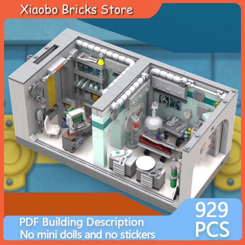 Medical Lab Games - Game City Street View Model MOC
