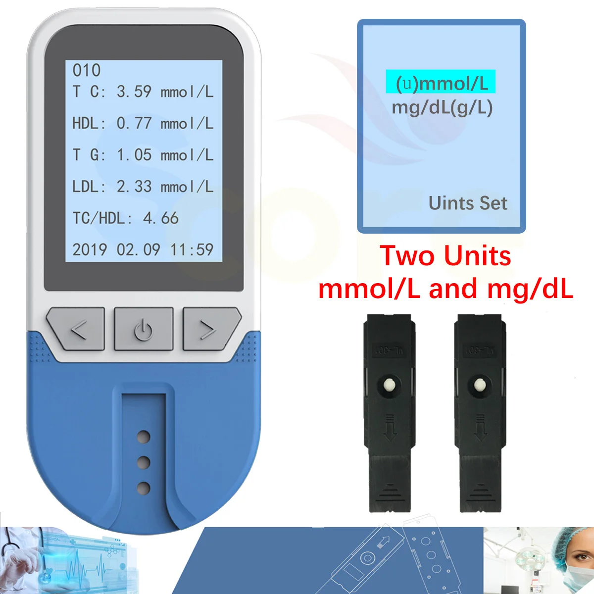 4in1 Lipid Analyzer Total Chol - đánh giá và giá Medical Label