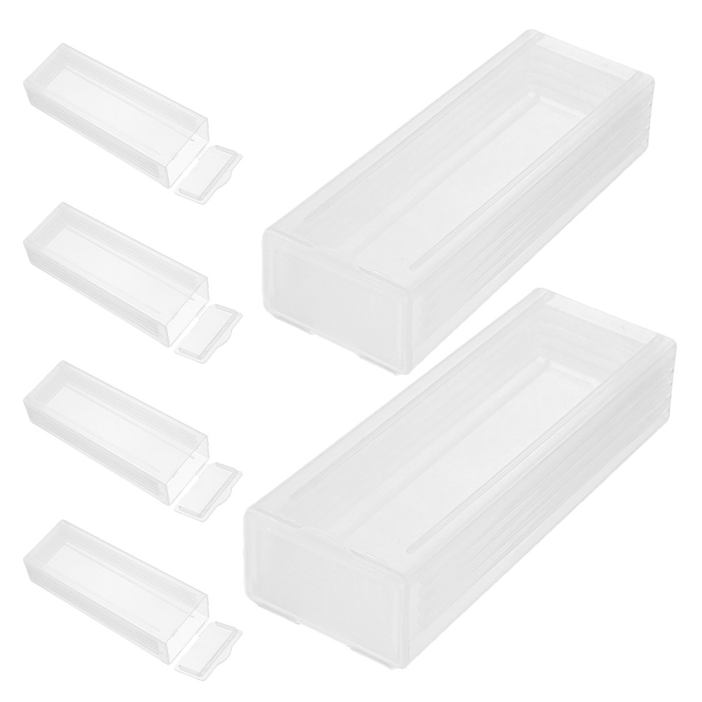 6Pcs Plastic Microscope 5-Slot - đánh giá và giá Pathology Slide Storage