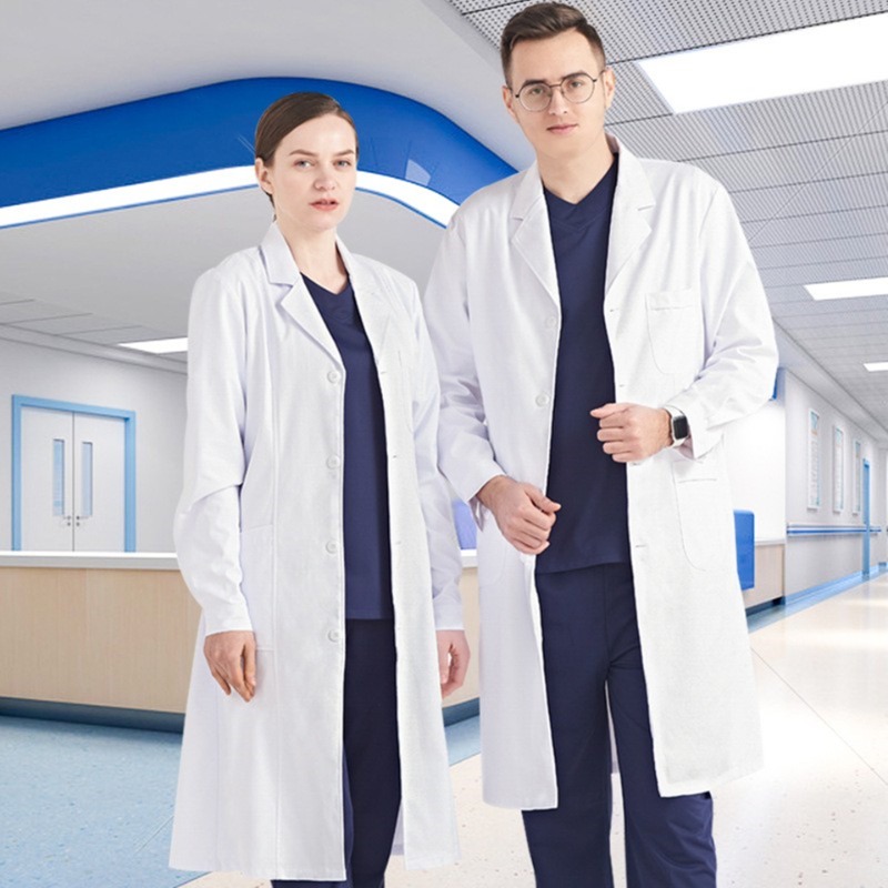Nightingale White Gown Short S - đánh giá và giá Medical Lab Coat
