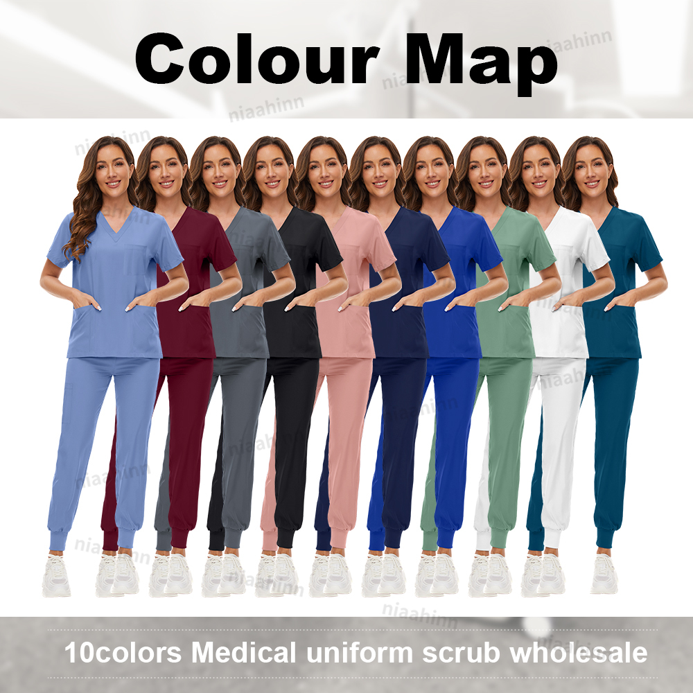 Nurse Scrubs Hospital Uniform  - đánh giá và giá Medical Lab Coat