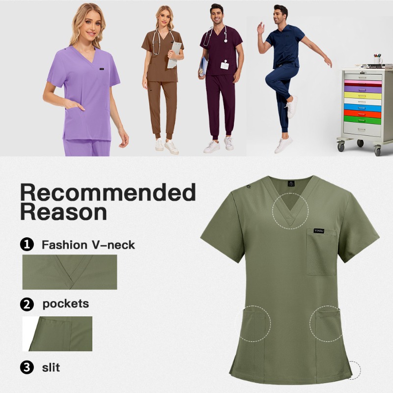 Unisex short sleeved surgical  - đánh giá và giá Medical Lab Gown
