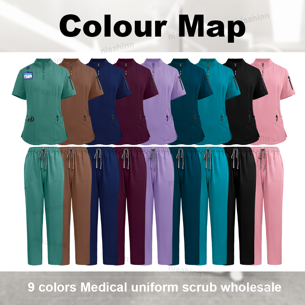 Niaahinn Scrub Surgical Unifor - đánh giá và giá Medical Lab Coat