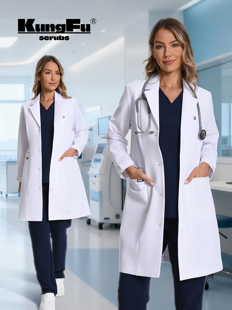KUNGFU SCRUBS Women Lab Coats  - đánh giá và giá Medical Lab Coats