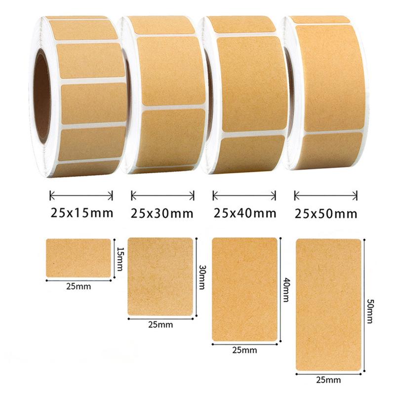 260-800pcs Kraft Paper Sticker - đánh giá và giá Medical Label