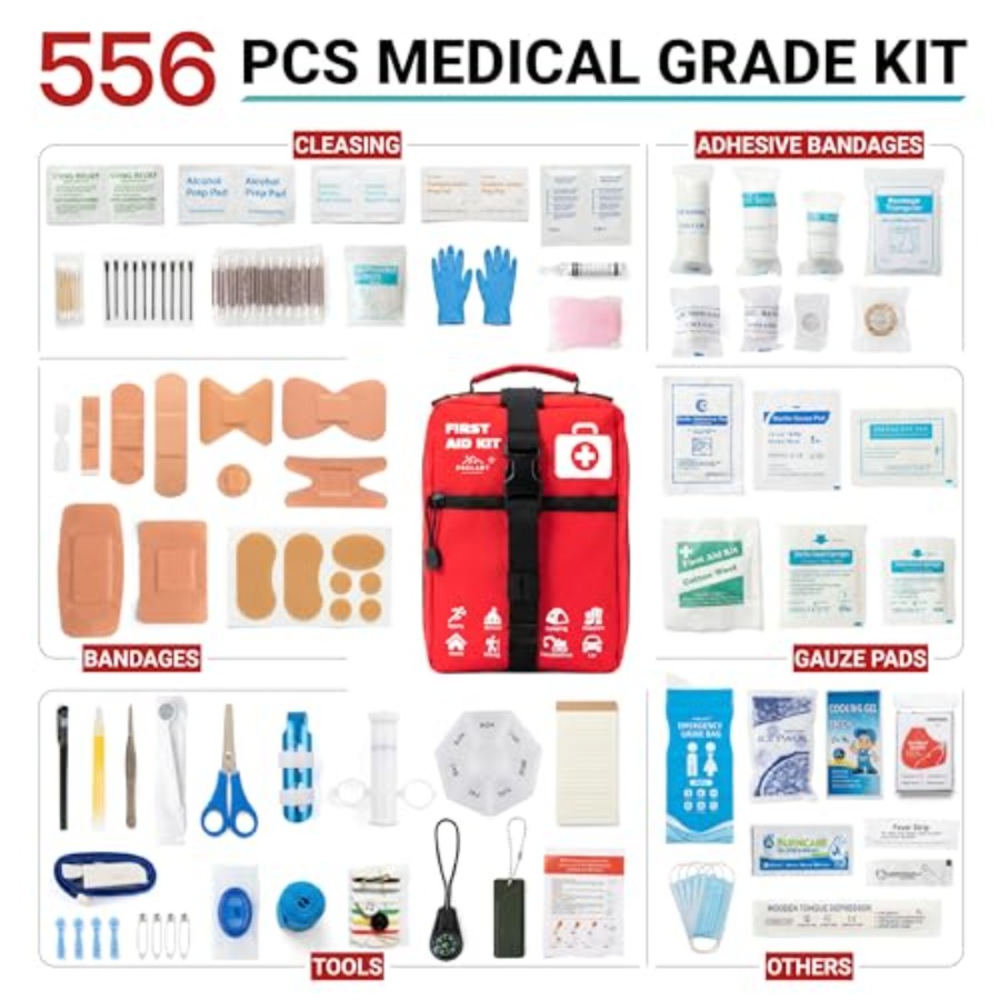 556 Piece Premium Large First  - đánh giá và giá Medical Label