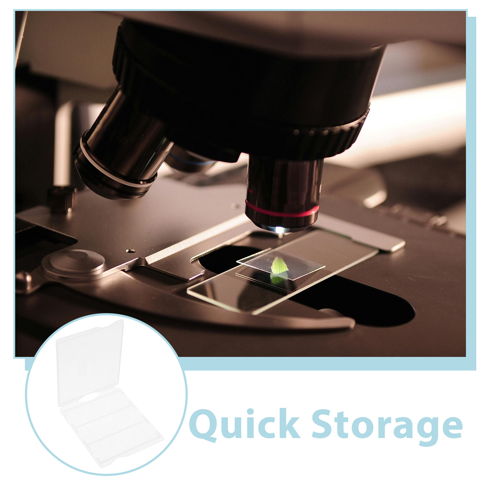 4Pcs Microscope Slide Storage  - đánh giá và giá Pathology Slide Storage