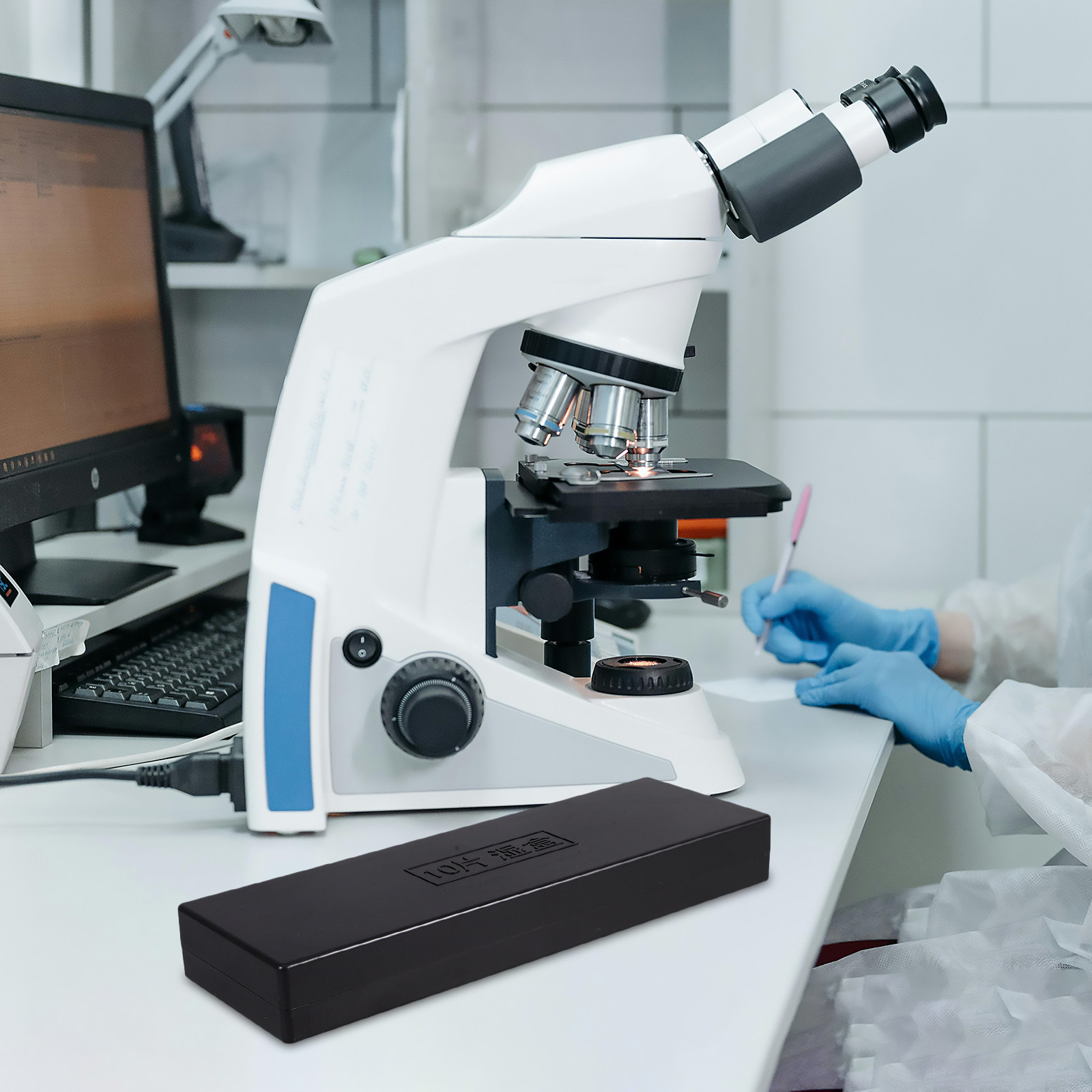 Transparent White Slide Storag - đánh giá và giá Pathology Slide Storage
