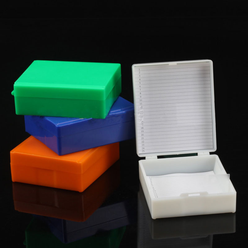 2PCS Plastic Microscope Slides - đánh giá và giá Pathology Slide Storage