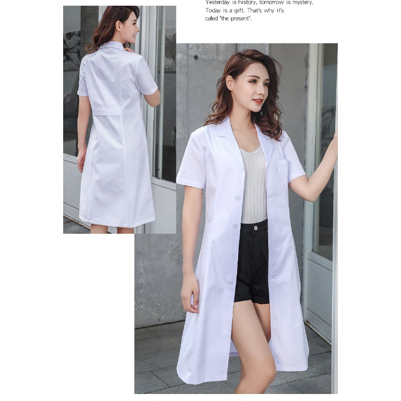 Lab Isolation Gown White Coat  - đánh giá và giá Medical Lab Coat