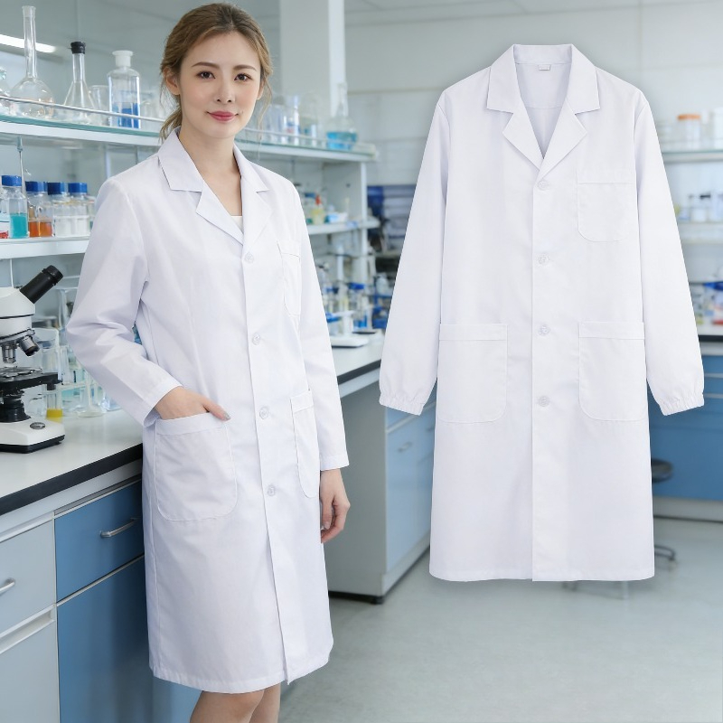 Lab Isolation Gown White Coat  - đánh giá và giá Medical Lab Coat