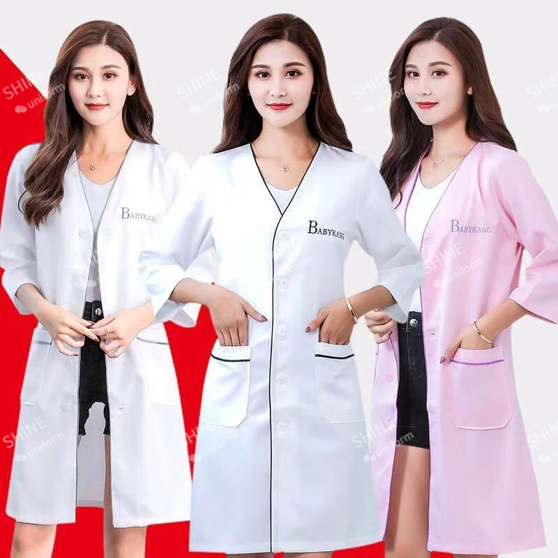 beauty uniform beautician Cust - đánh giá và giá Medical Lab Coat